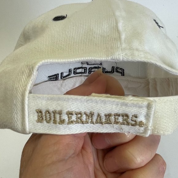 Purdue Boilermakers Hat - Velcro Adjust - College Authentics Brand - Embroidered - Picture 4 of 13
